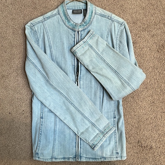 Lightweight Jean Jacket by Chicos Additions - Picture 3 of 4